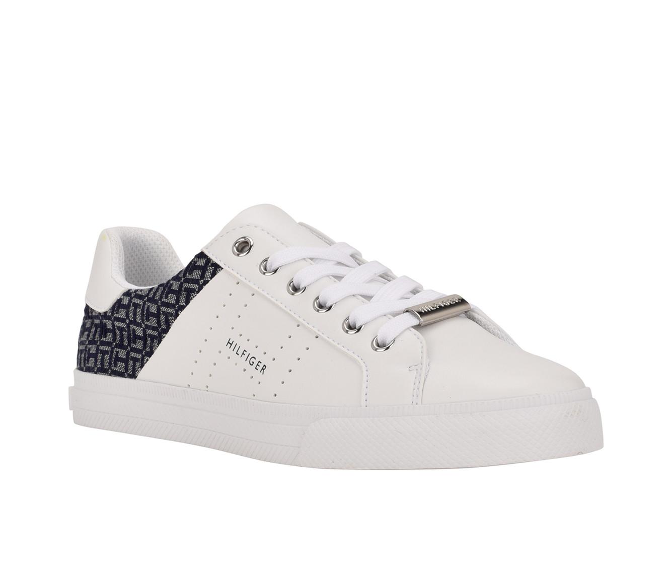 Tommy Hilfiger Women's Landon Sneaker, White Multi Ii, 5 