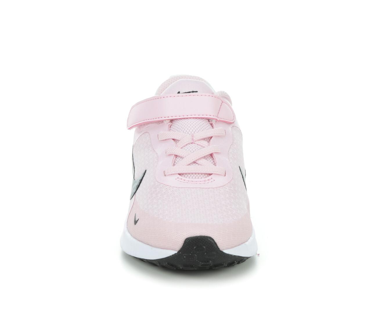 Nike Kids Preschool Revolution 7 Running Shoes Size 8 Black Pink White