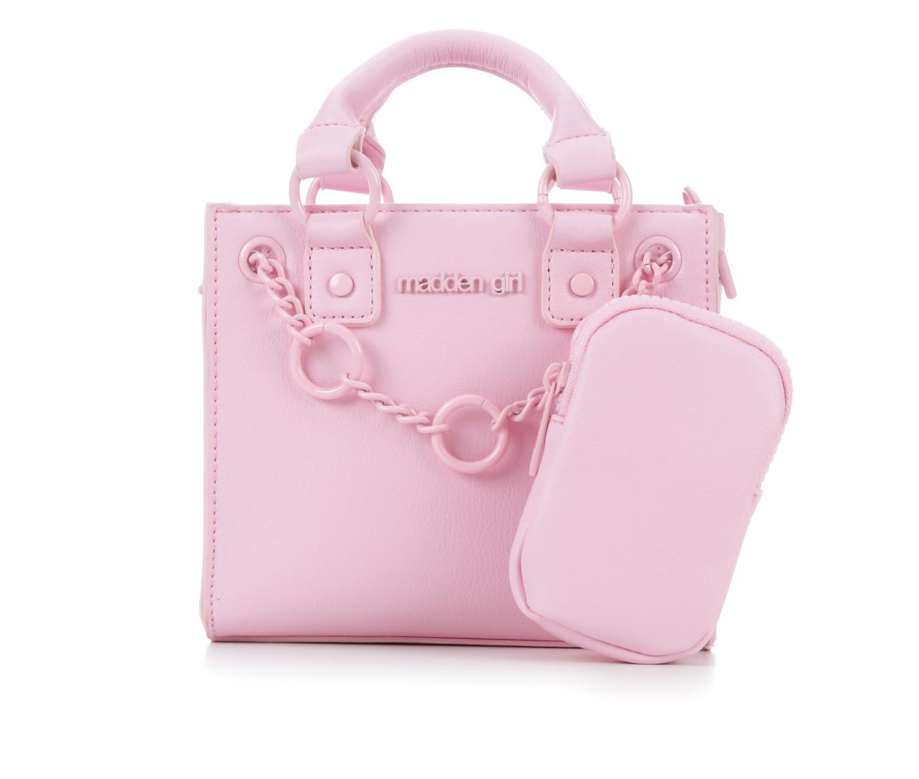 Madden Girl PU Mini Tote With Chain Handbag