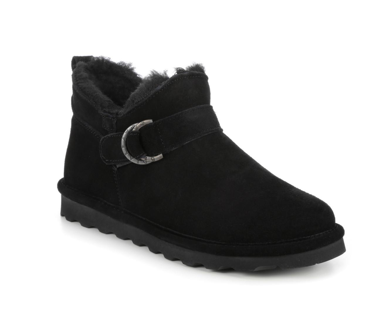 Women's Bearpaw Shorty Buckle Winter Booties