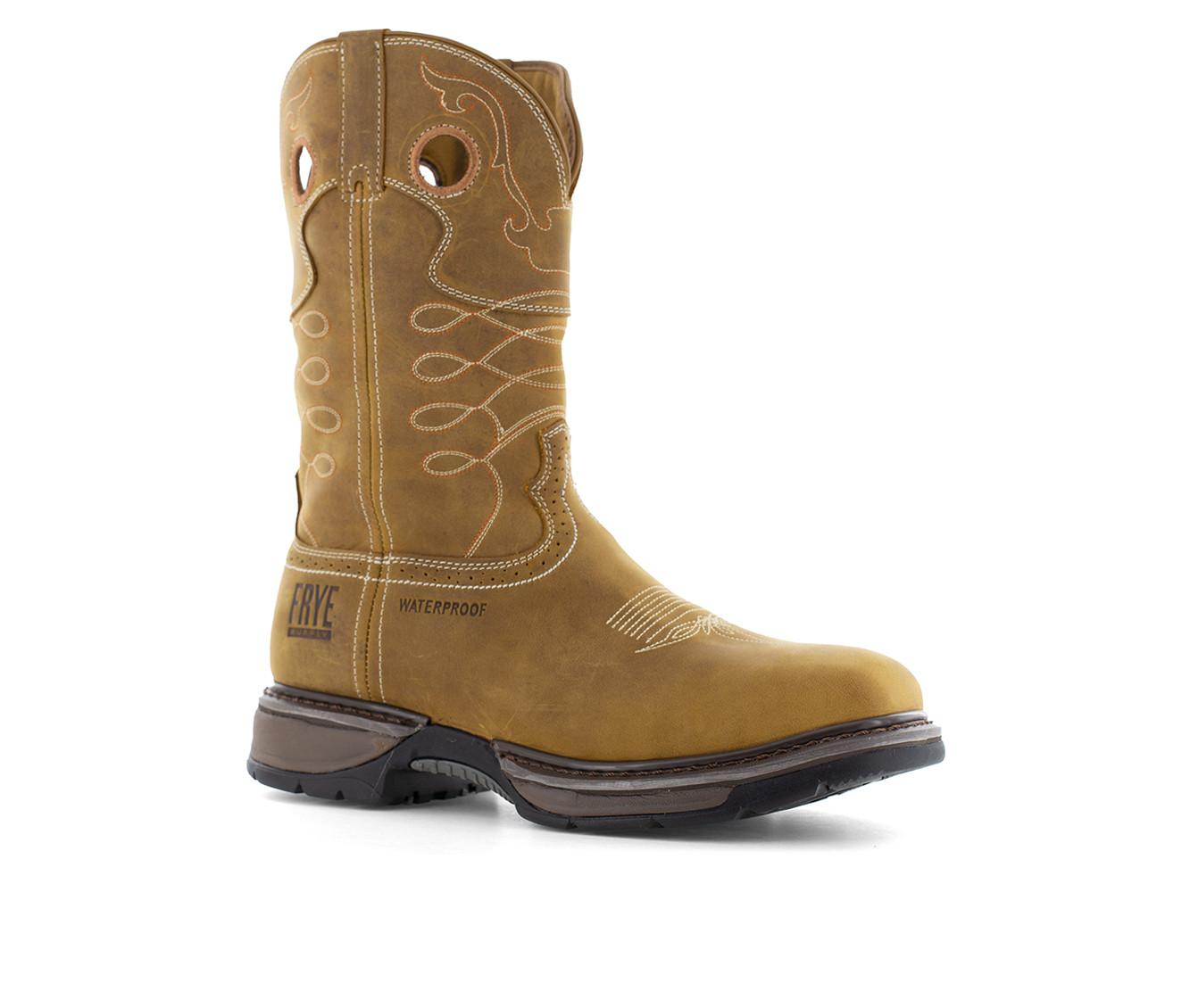 Men's Frye Supply Waterproof Western Safety-Crafted Boot Work Boots