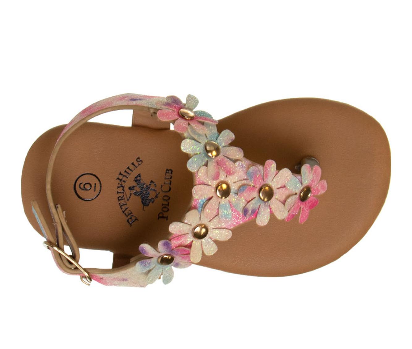 Girls' Beverly Hills Polo Club Toddler Youthful Crsr Sandals