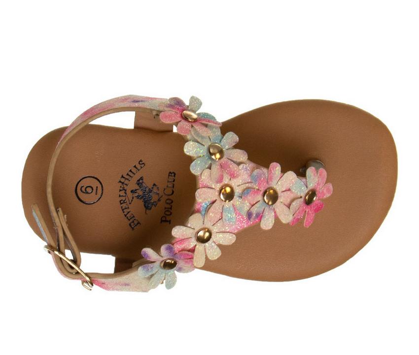 Girls' Beverly Hills Polo Club Youthful Crsr 5-10 Sandals