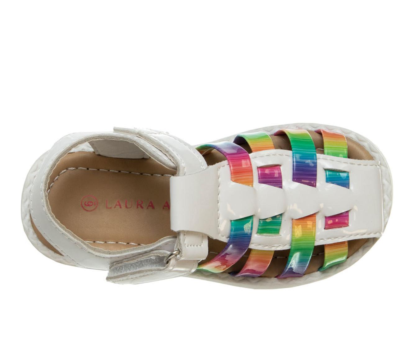 Girls' Laura Ashley Infant Rainbow Radiance 6-12 Sandals