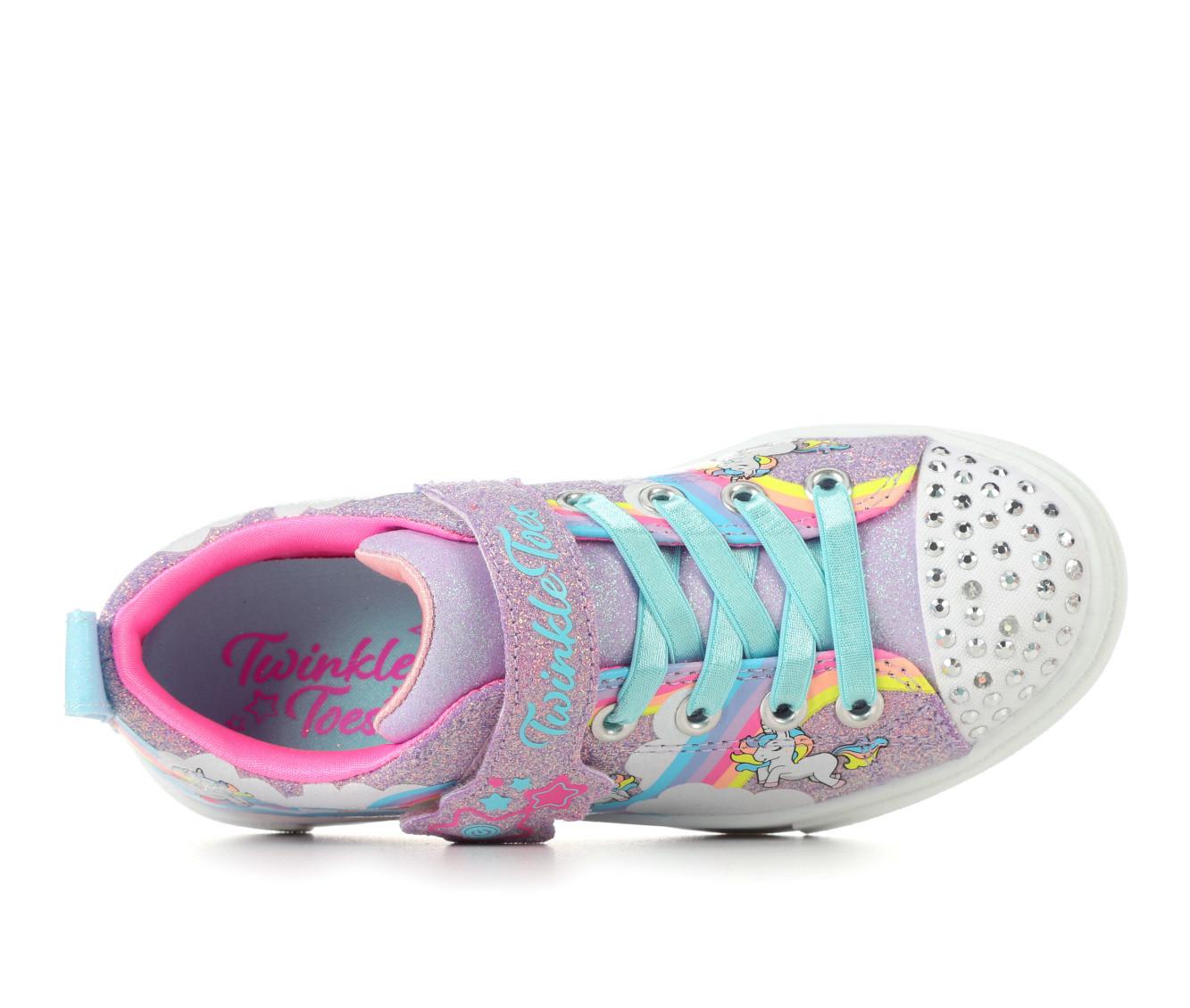 Skechers Twinkle Sparks Jumpin Clouds 314809L Girls Toddler Youth 1 Youth Lavender