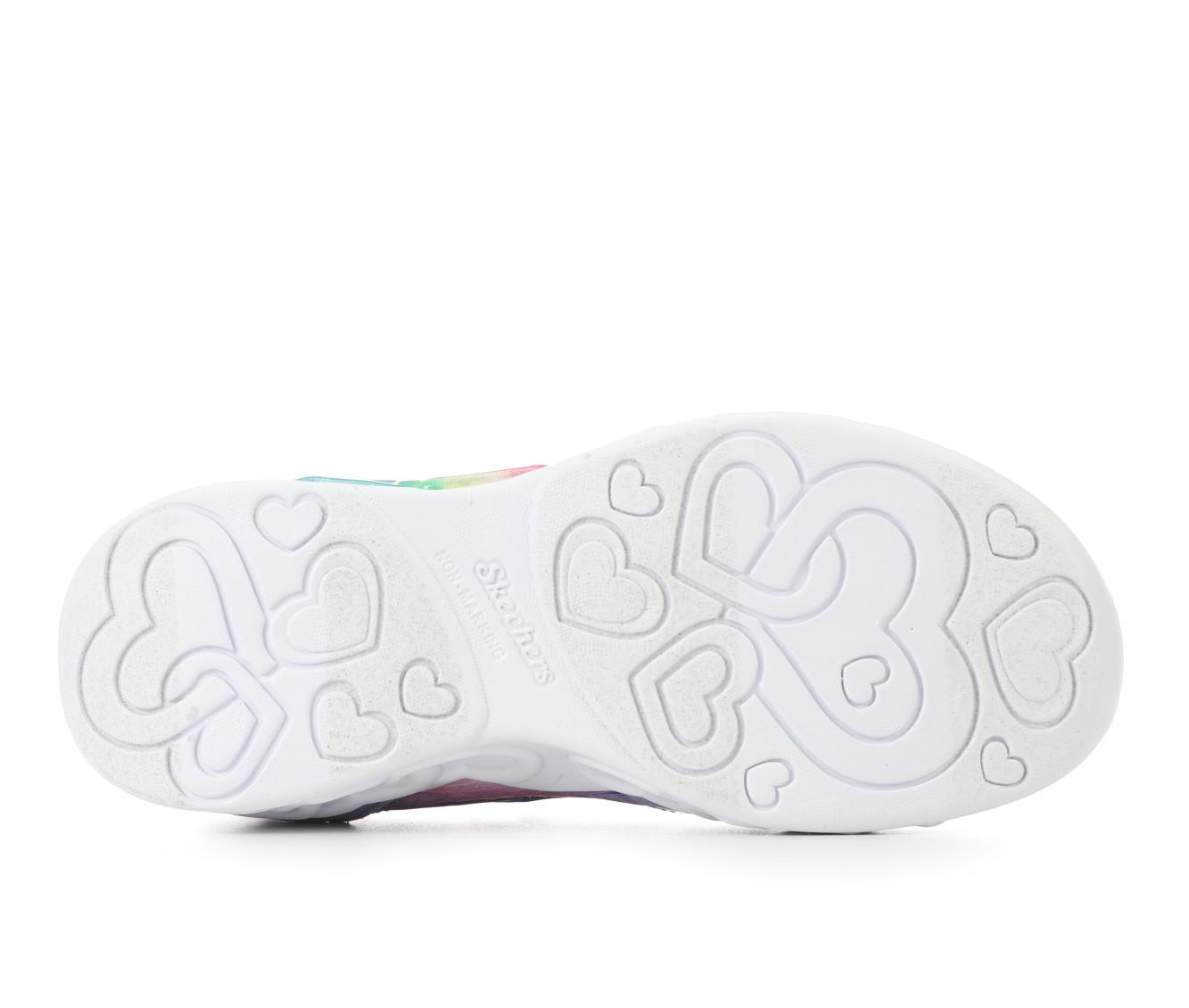 Girls' Skechers Little Kid & Big Kid Slipin Infinite Heart Light-Up Shoes