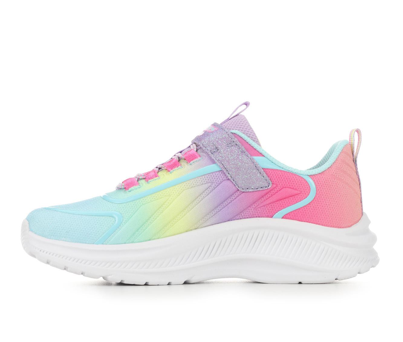 Girls' Skechers Little Kid & Big Kid Rainbow Cruisers Light-Up Shoes