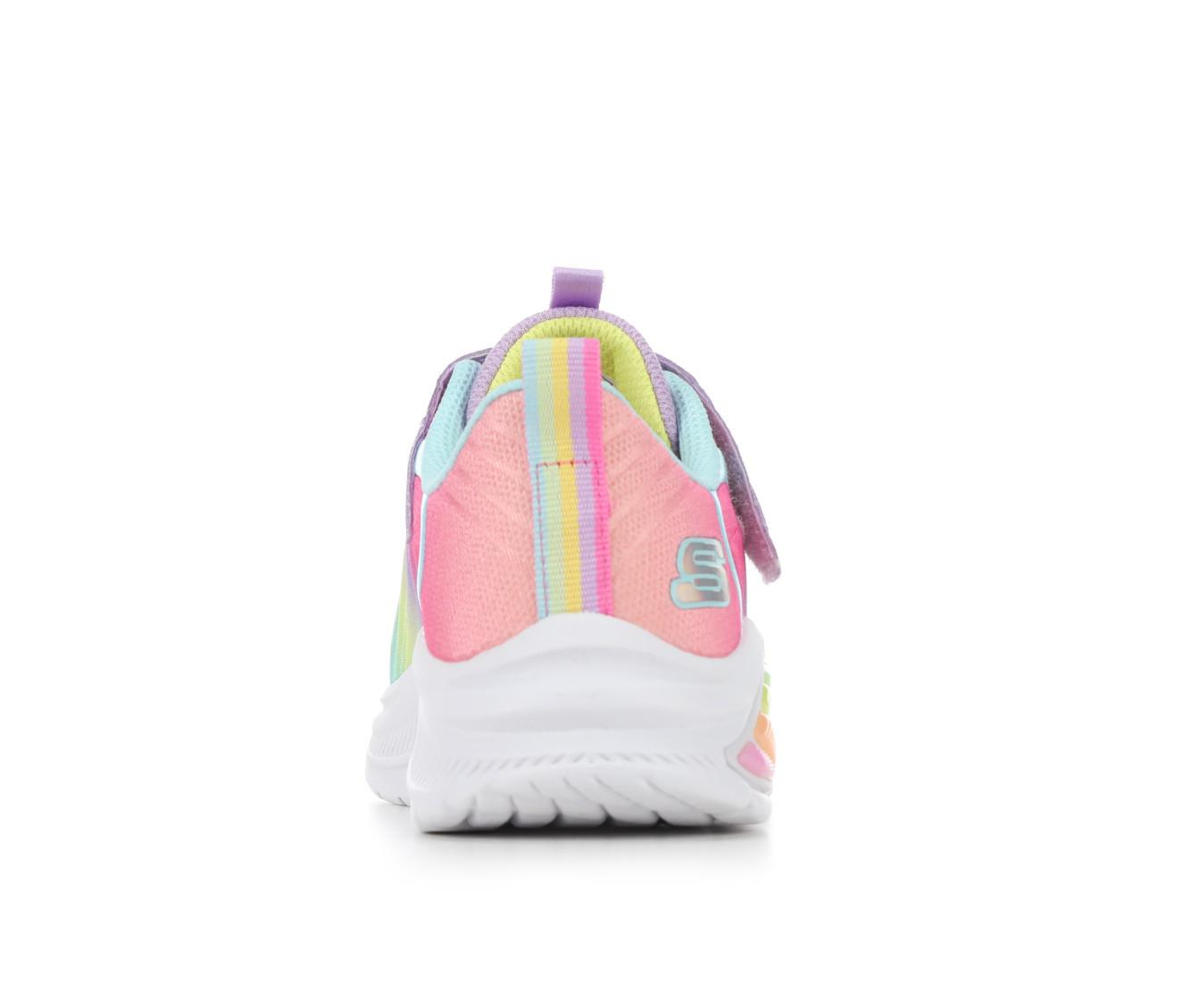 Girls' Skechers Little Kid & Big Kid Rainbow Cruisers Light-Up Shoes