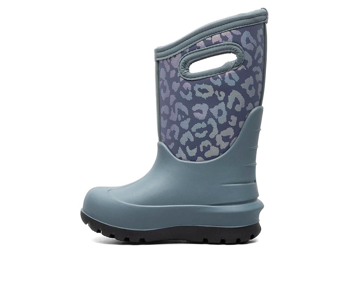 Girls' Bogs Footwear Little & Big Kid Neo Classic Metallic Leopard Winter Boots