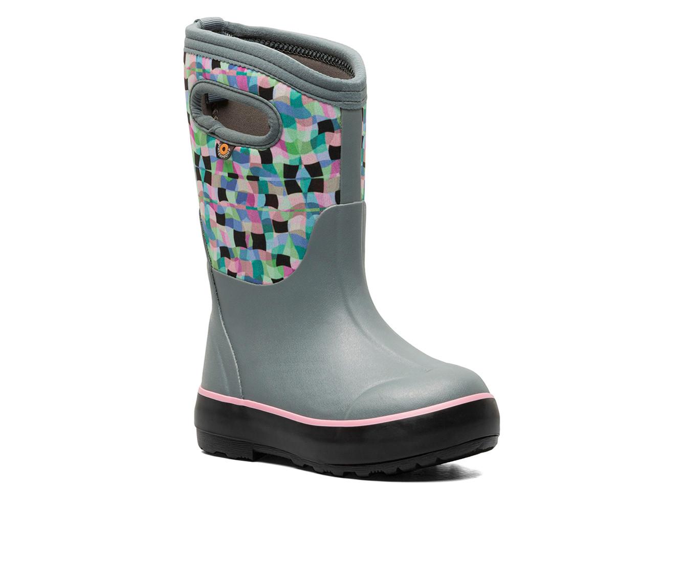 Girls' Bogs Footwear Little & Big Kid Classic II Checkered Geo Winter Boots