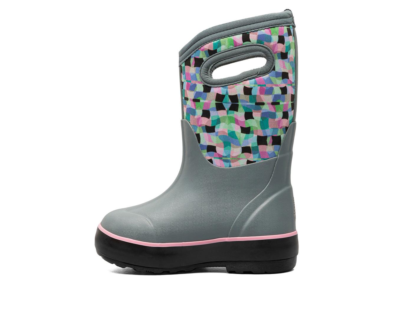 Girls' Bogs Footwear Little & Big Kid Classic II Checkered Geo Winter Boots