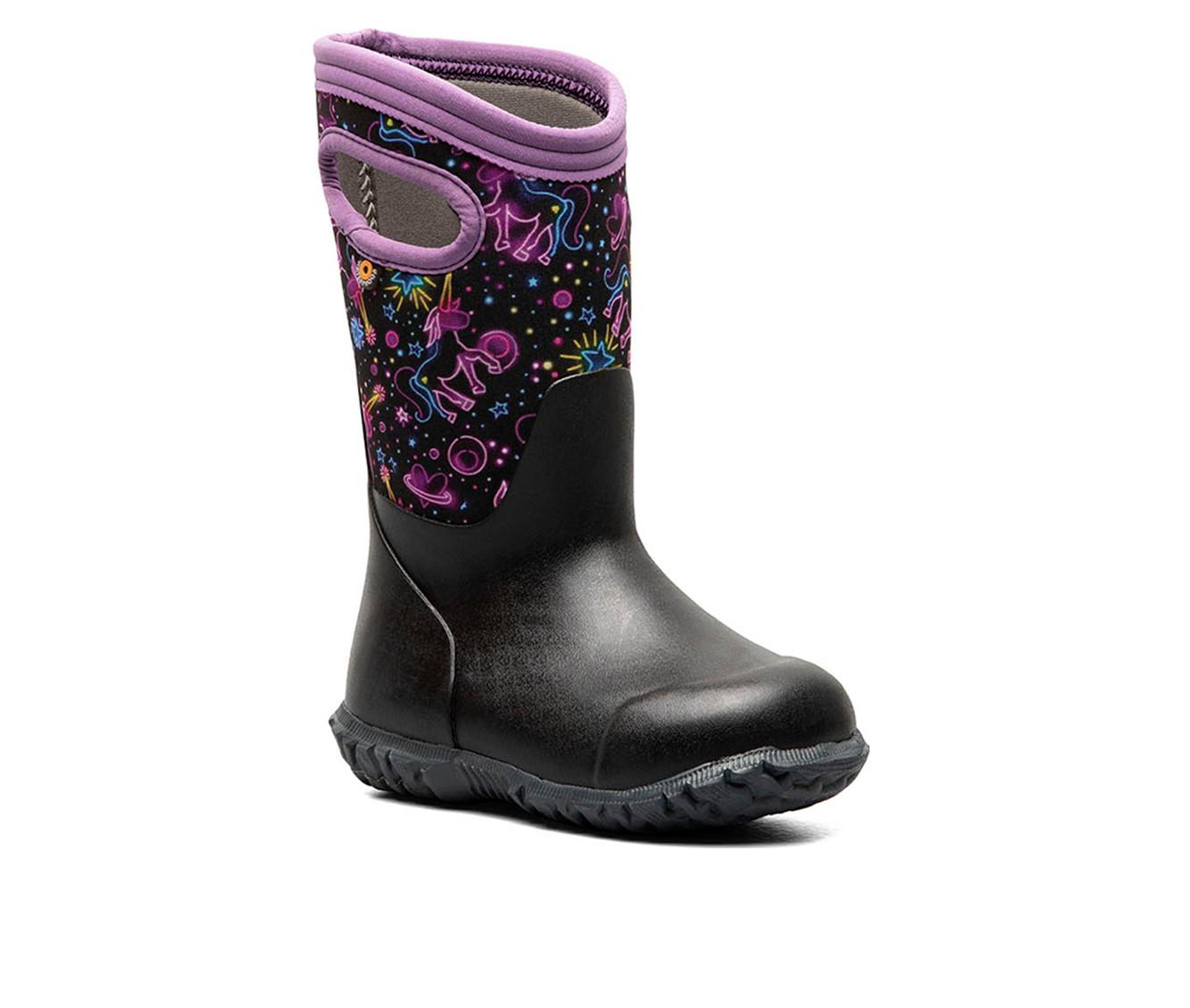 Girls' Bogs Footwear Little & Big Kid York Neon Unicorn Rain Boots