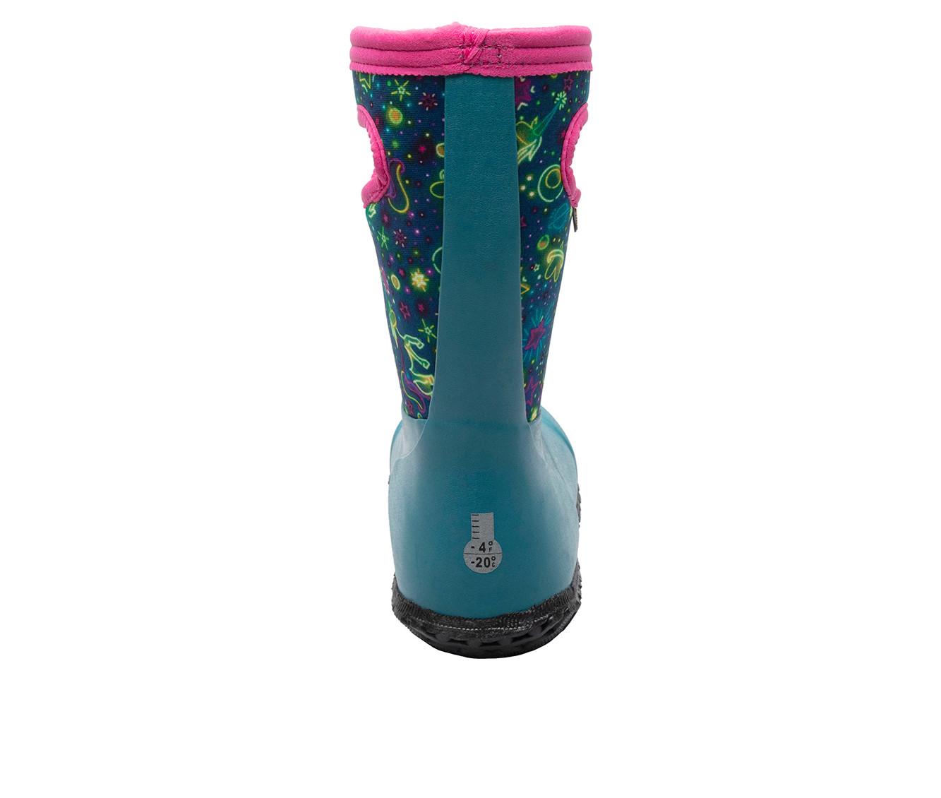 Girls' Bogs Footwear Little & Big Kid York Neon Unicorn Rain Boots