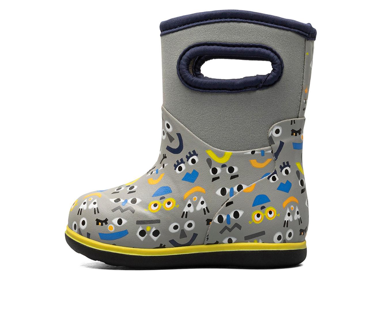Boys' Bogs Footwear Toddler Classic Funny Faces Rain Boots