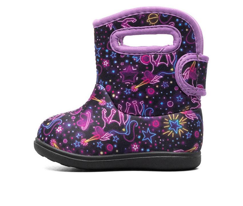 Girls' Bogs Footwear Toddler Bogs II Neon Unicorn Rain Boots