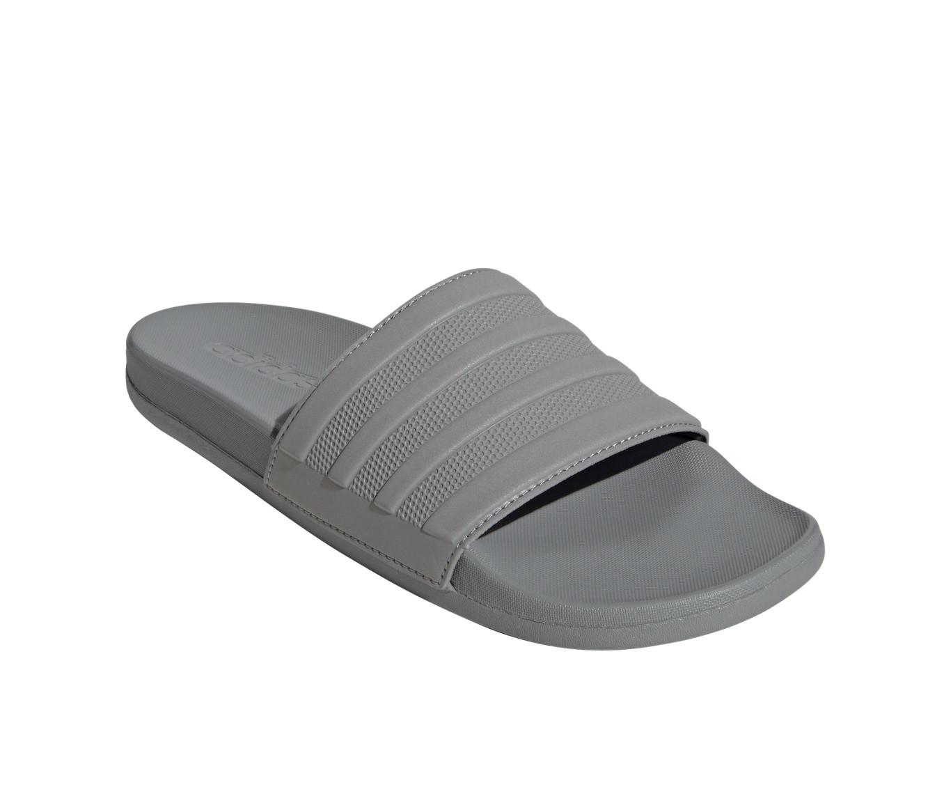 Men s Adidas Adilette Cloudfoam Mono Sport Slides Shoe Carnival