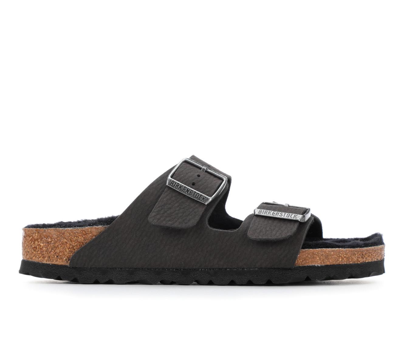 Women s Birkenstock Arizona Shearling Footbed Sandals Shoe Carnival