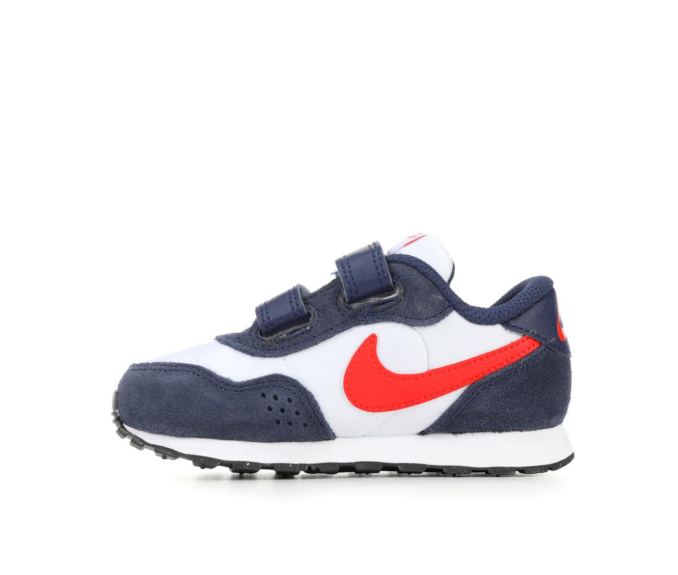 Nike MD Valiant Shoes Toddler 5T Midnight Navy Picante Red White Black