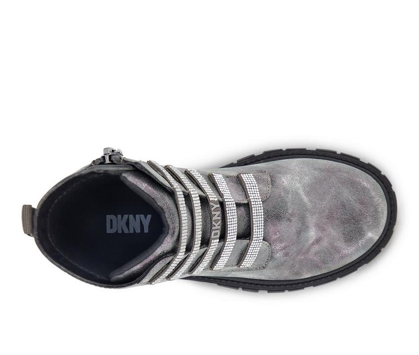 Girls' DKNY Little Kid & Big Kid Carrie Shine Combat Boots
