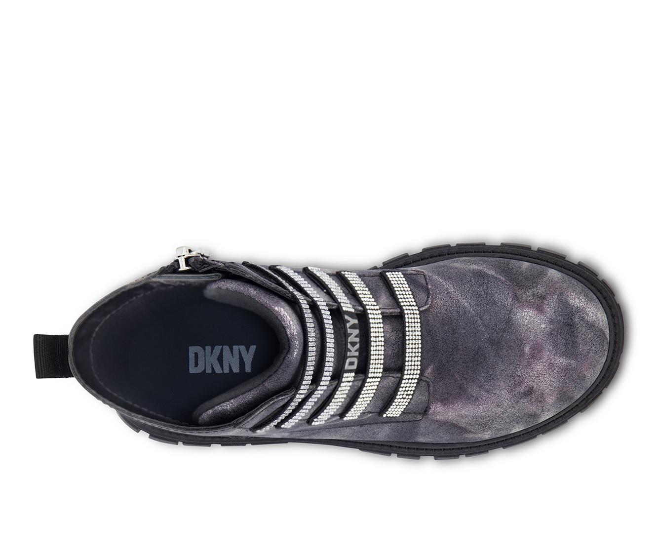 Girls' DKNY Little Kid & Big Kid Carrie Shine Combat Boots