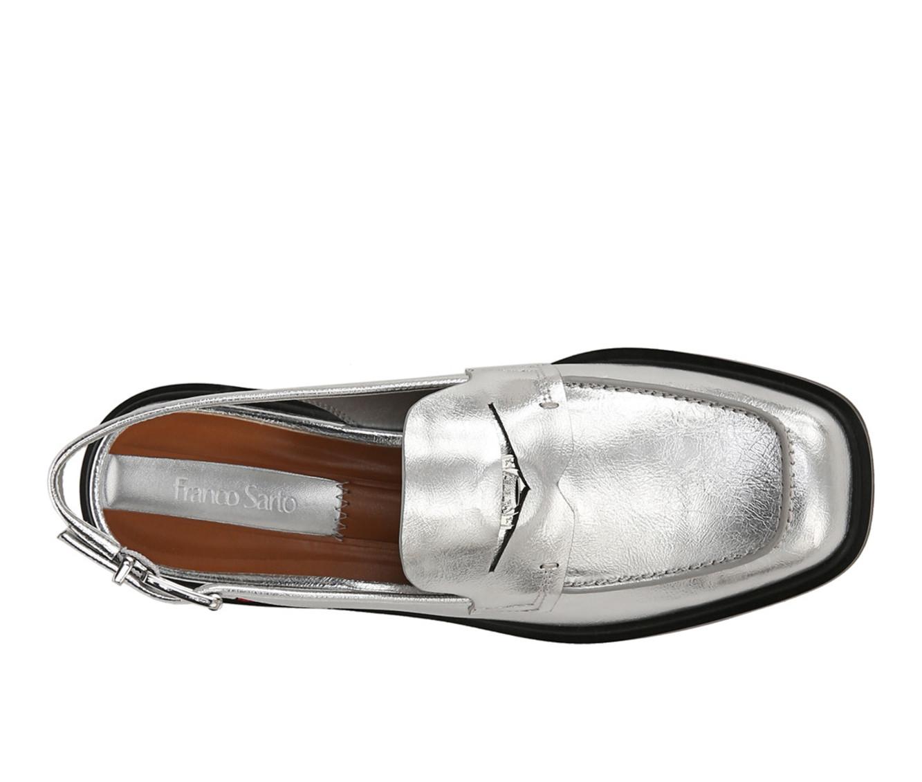 Women's Franco Sarto Giada Slingback Heeled Loafers