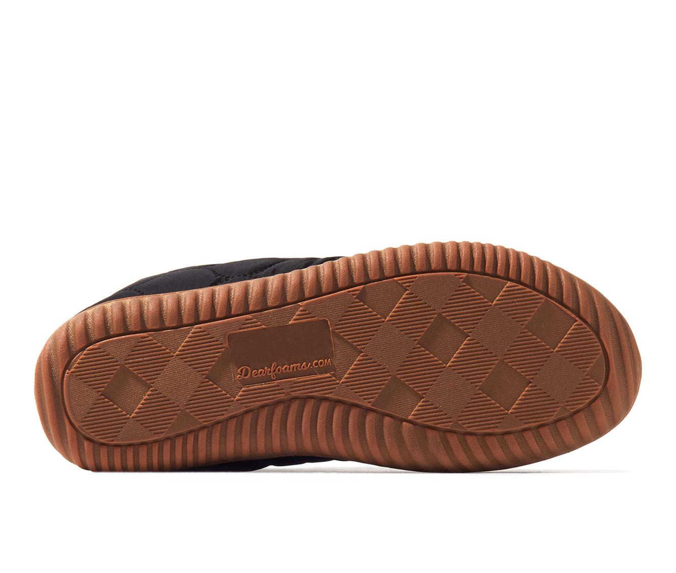 Dearfoams Men's Original Warm Up Bootie Slipper, Black Nylon, Medium price in Saudi Arabia | Amazon Saudi Arabia