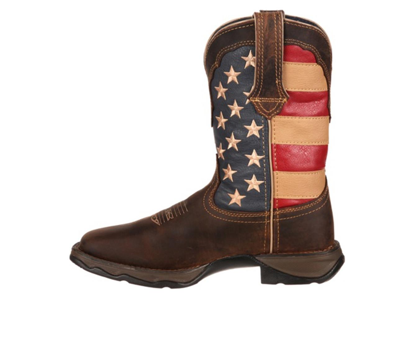 Women's Durango Patriotic Pull On Western Flag Cowboy Boots