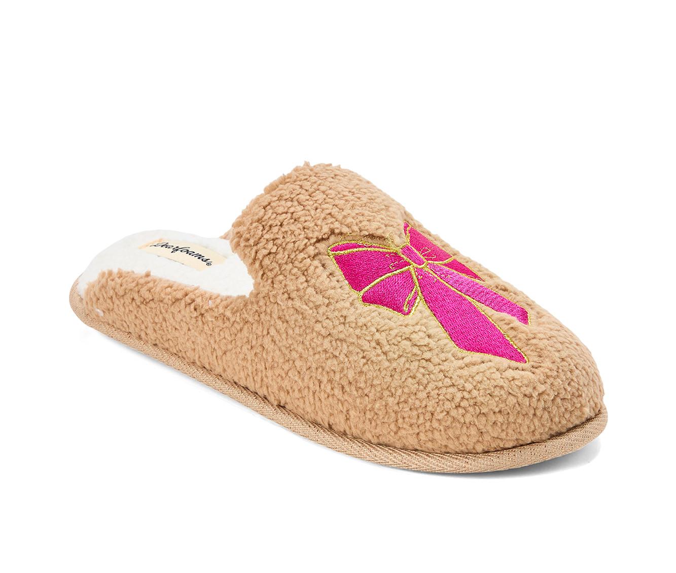 Dearfoams Teddy Heart Scuff Slippers - thumbnail 8