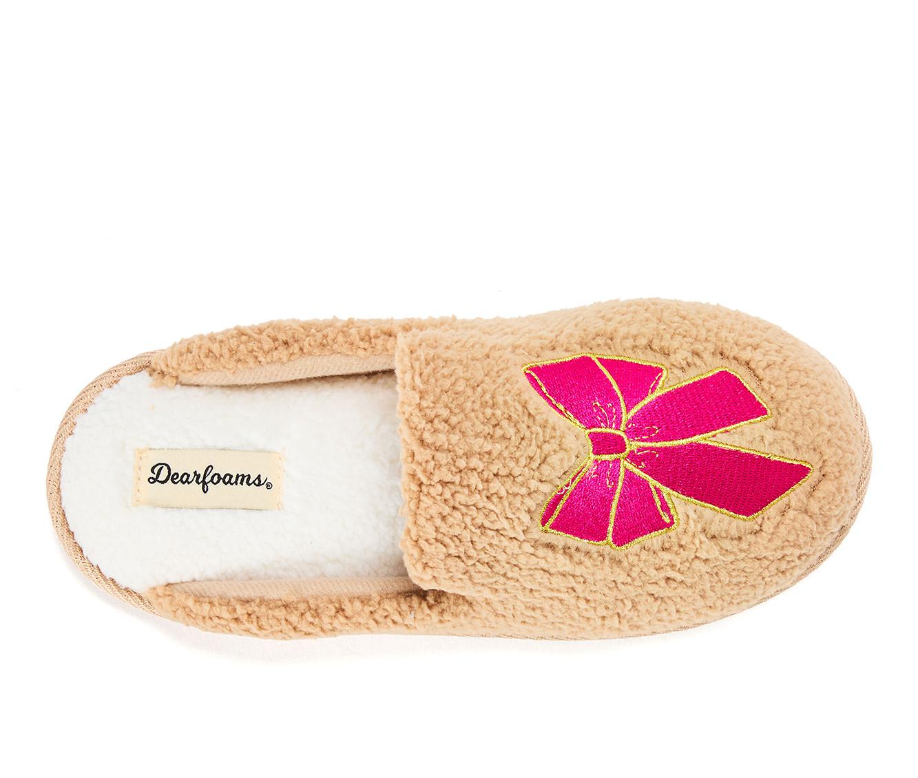 Dearfoams Teddy Heart Scuff Slippers - thumbnail 10