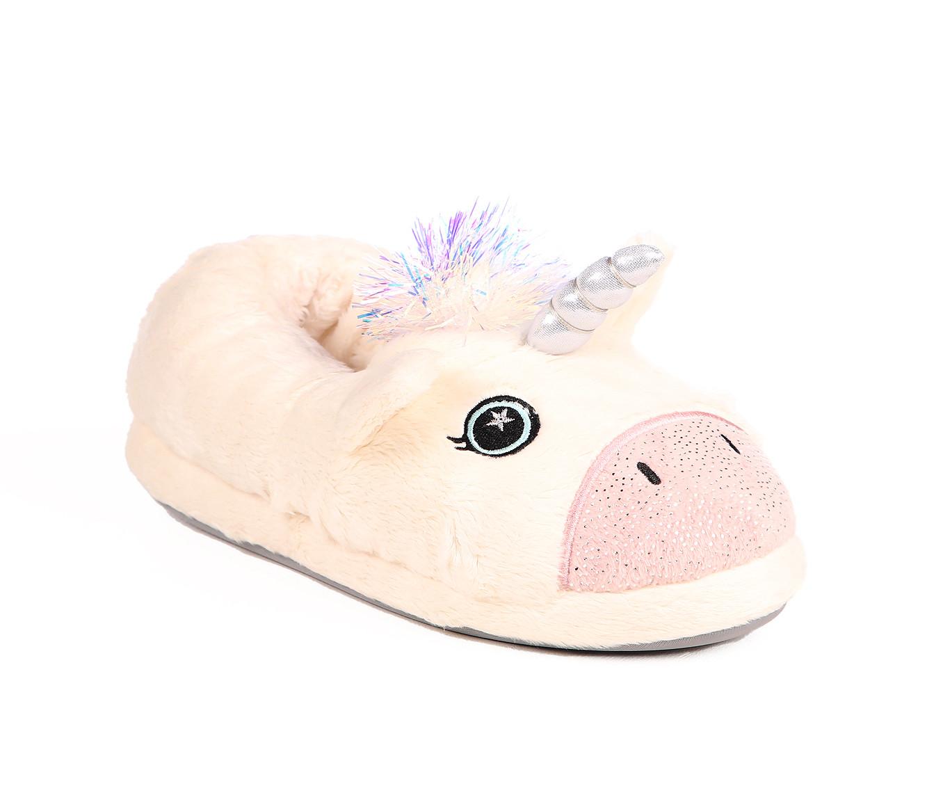 Dearfoams Toddler & Little Kid Emery Kids Critter Closed Back Slippers