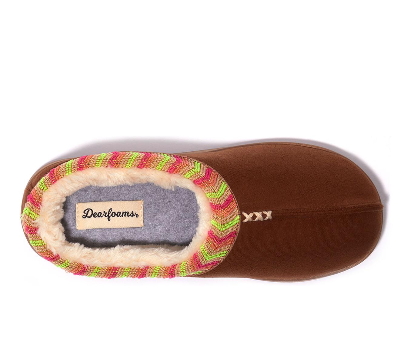 Dearfoams Wren High Vamp Clog Slippers