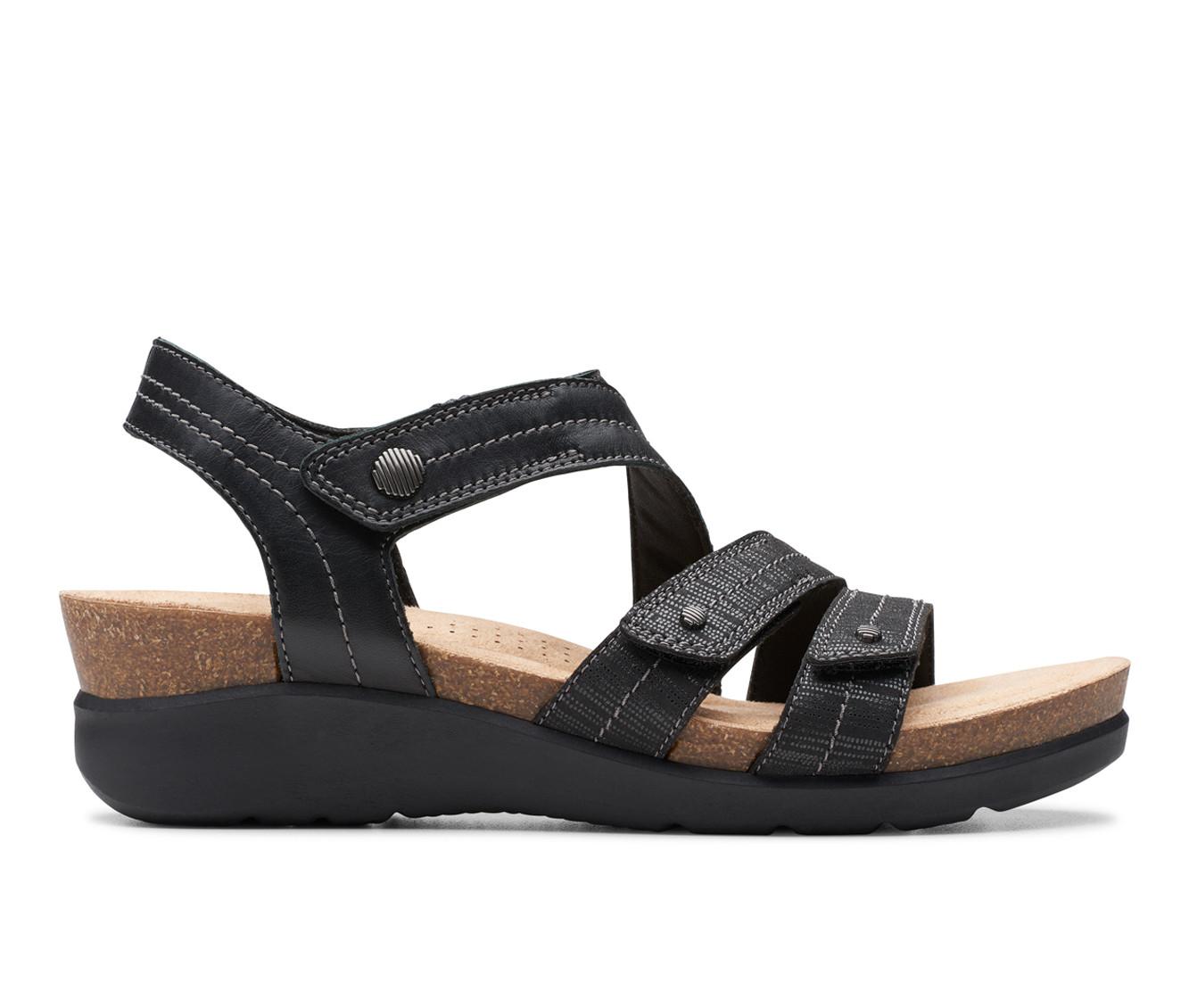 Clark wedge sandals on sale online