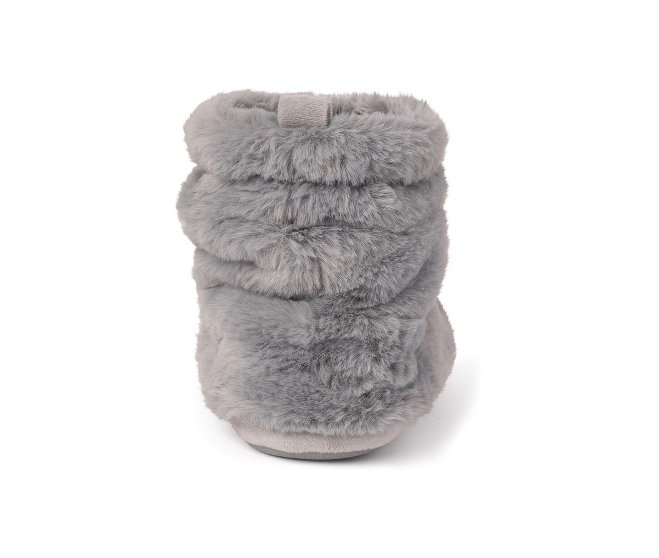 Dearfoams Kimber Furry Bootie Slippers
