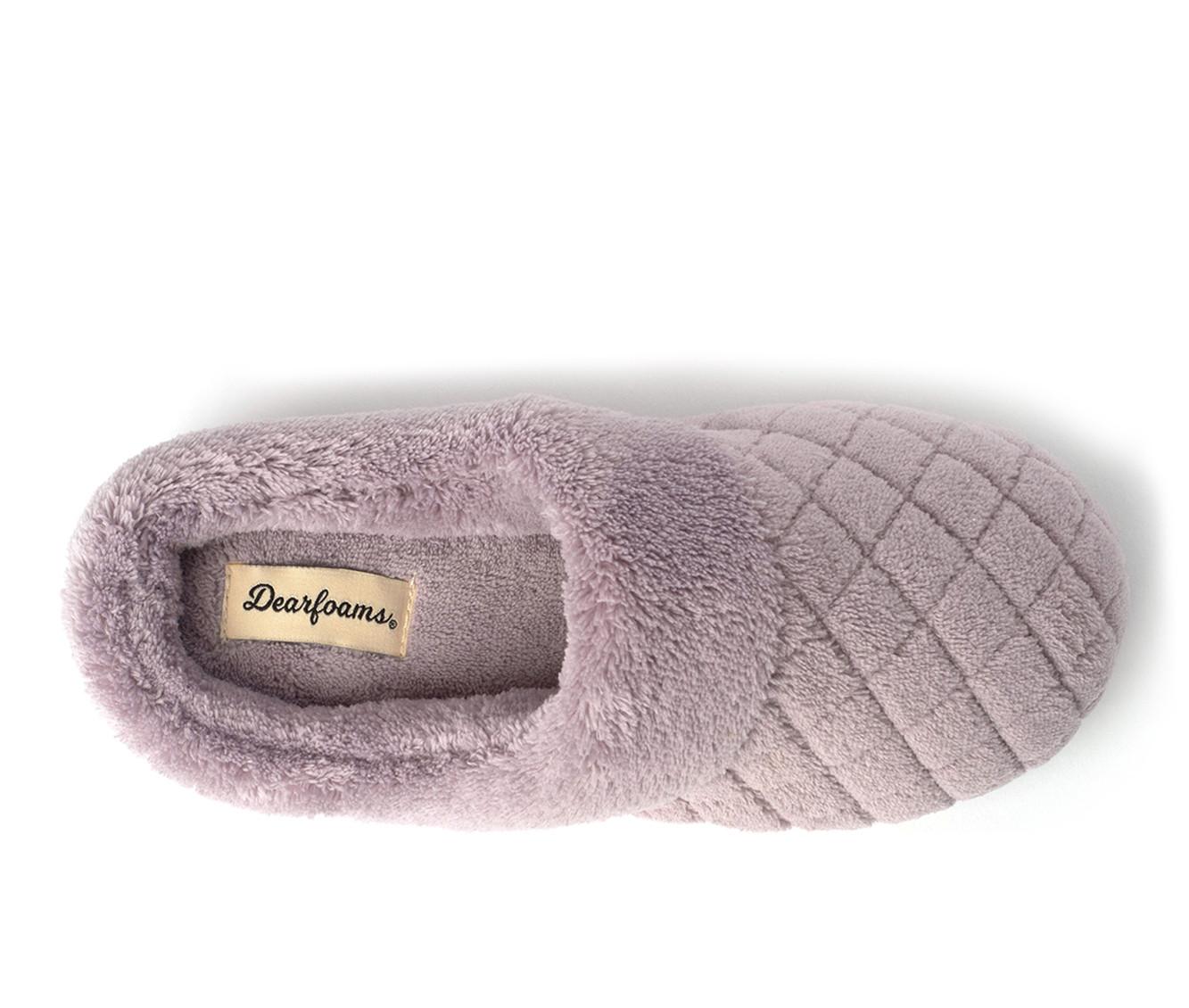 Dearfoams Libby Quilted Terry Clog Slippers