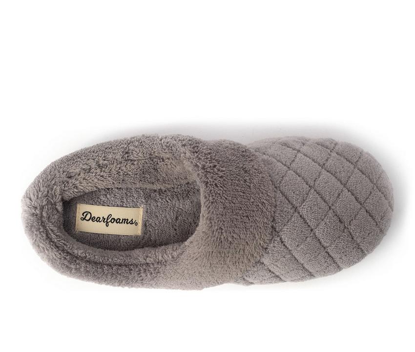 Dearfoams Libby Quilted Terry Clog Slippers