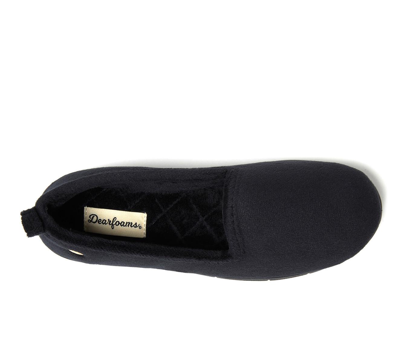 Dearfoams Rachel Velour Closed Back Slippers Shoe Carnival