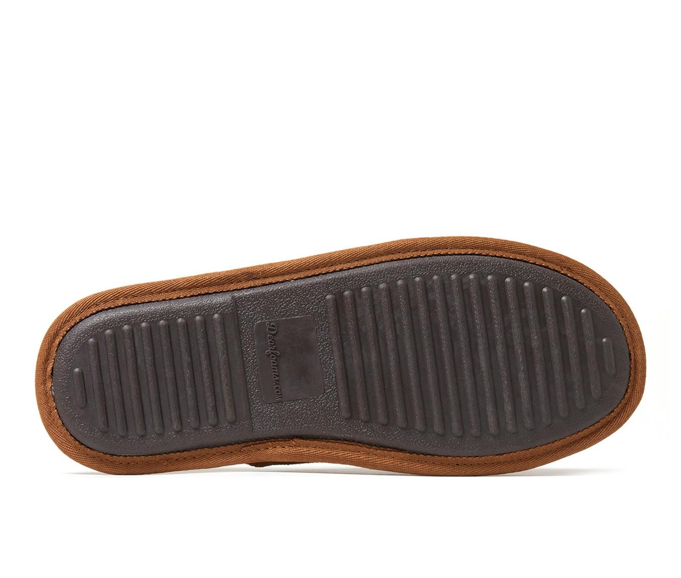 Dearfoams Bradford Denuine Suede Closed Toe Scuff Slippers