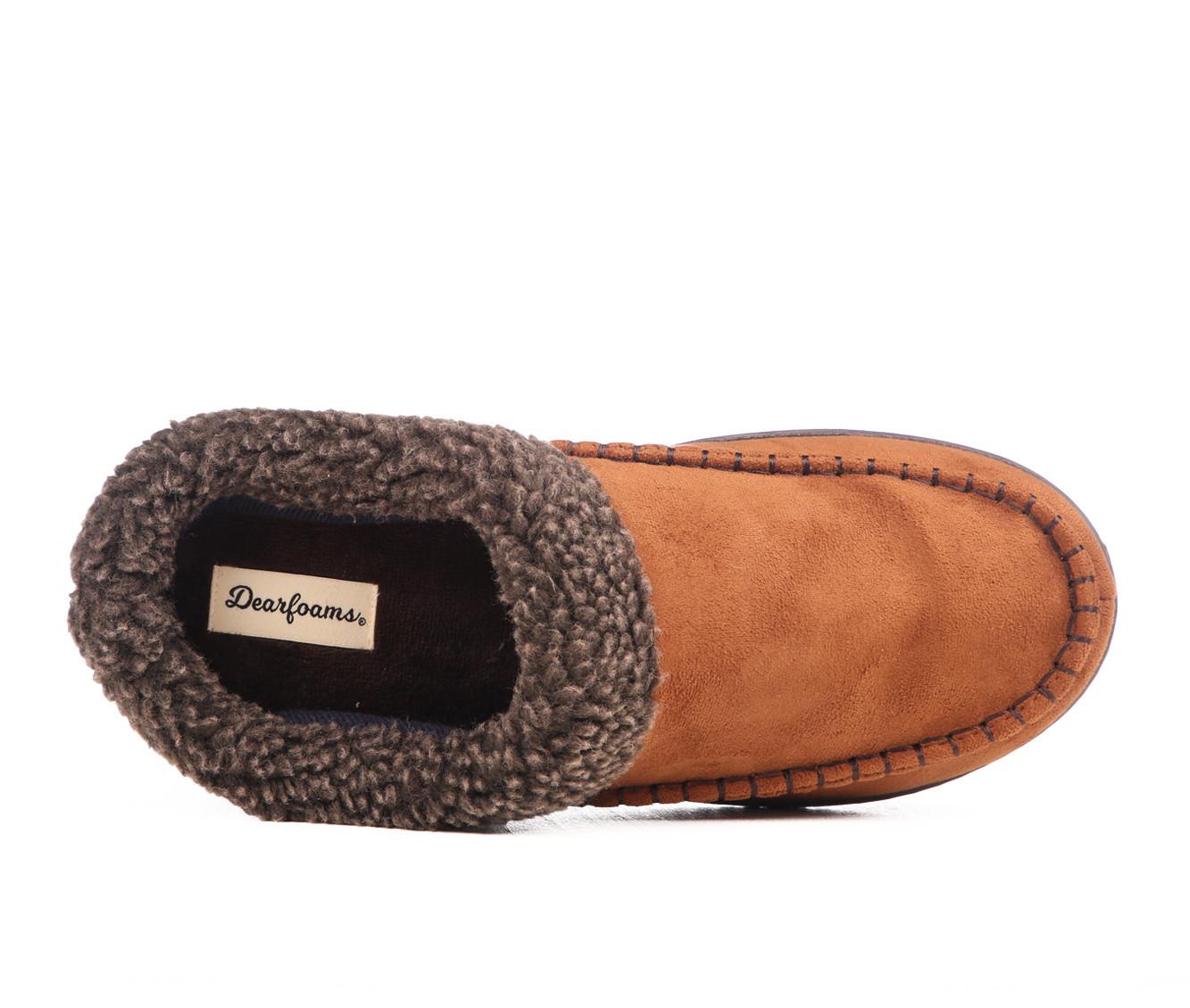Dearfoams Marshall Microsuede Moc Toe Slippers