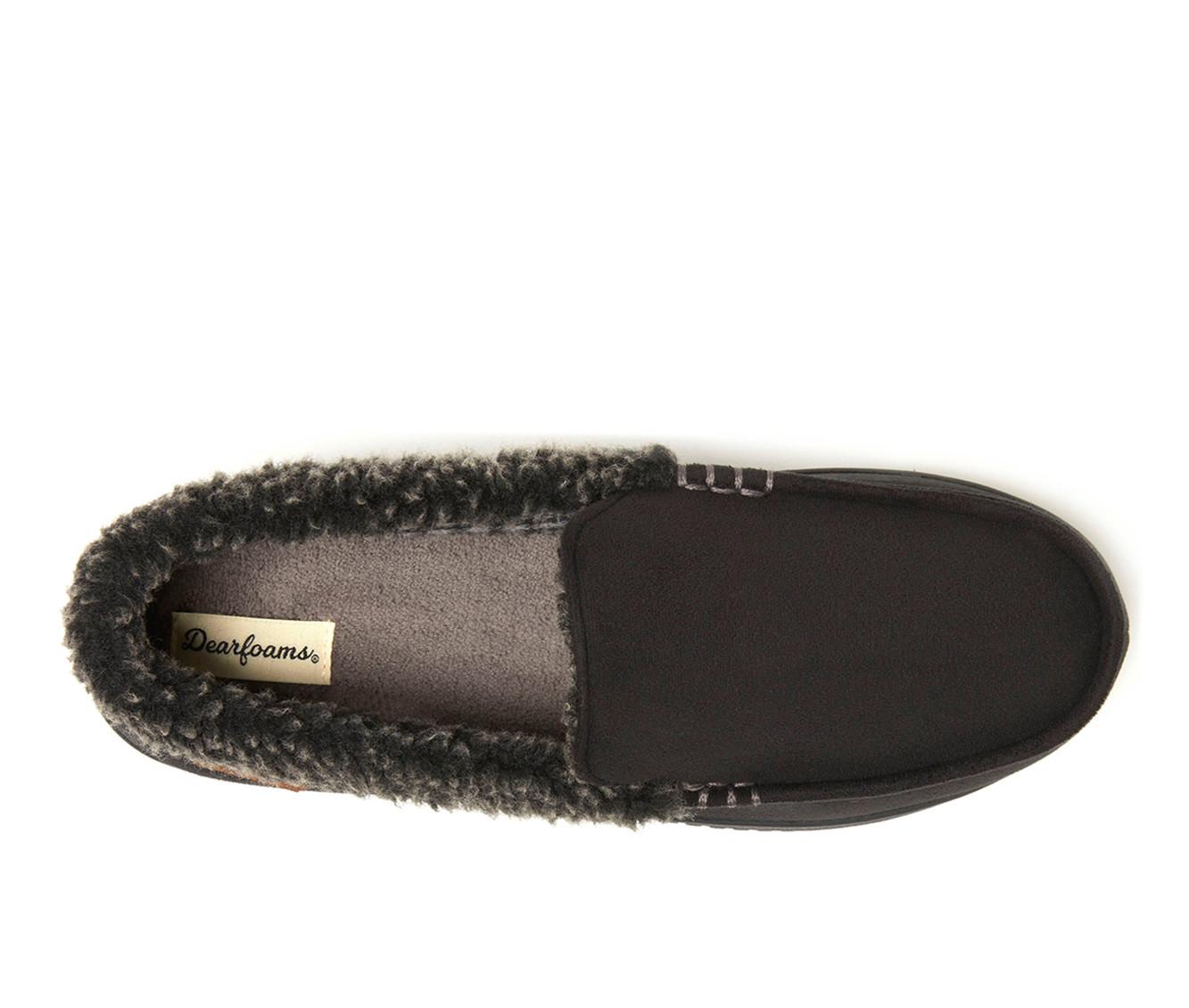 Dearfoams Alexander Microsuede Moc Slippers