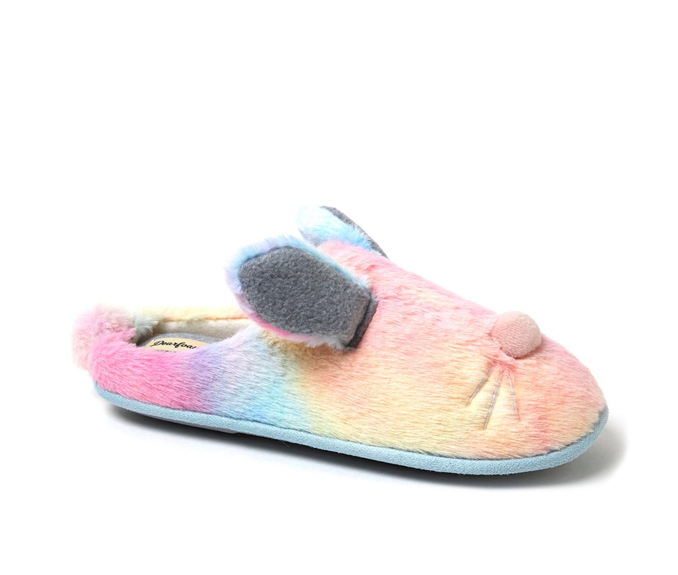 Dearfoams Unisex Adult Bunny Clog Slippers