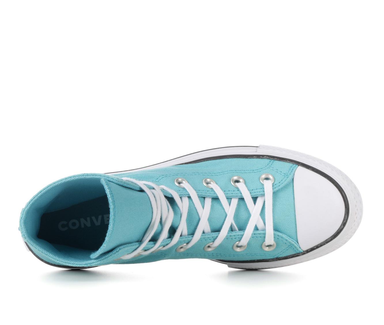 All star verde agua best sale cano alto