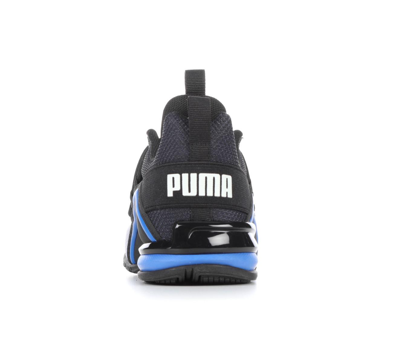 Boys' Puma Little Kid & Big Kid Axelion Mesh AOP Fade Running Shoes