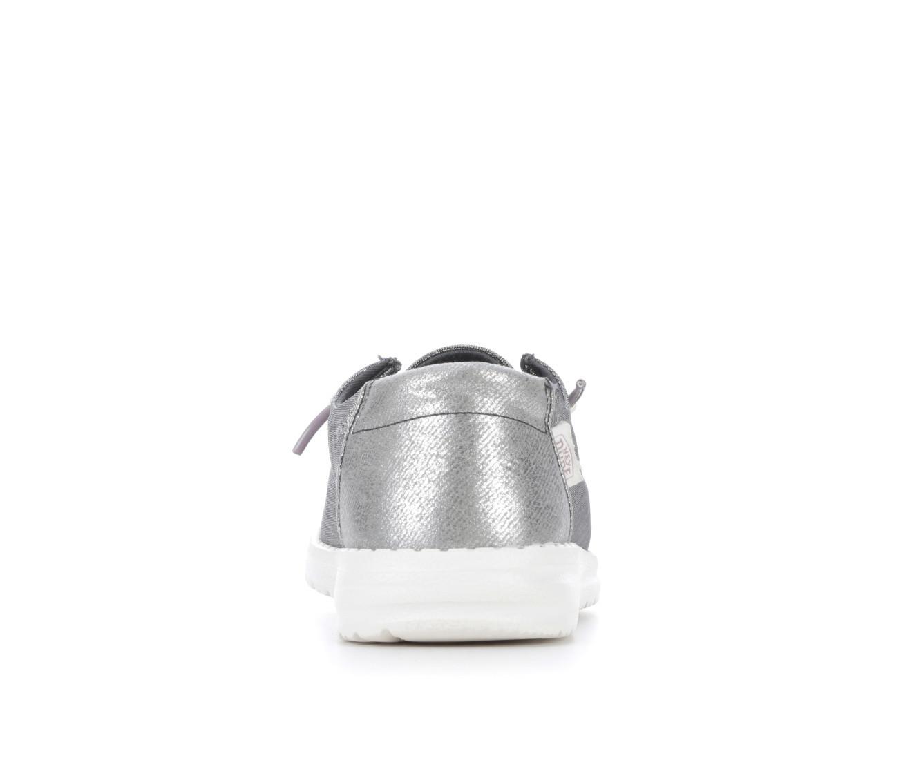 HEYDUDE™ Wendy Funk Sparkle Shoe - Women's Shoes in Silver Sparkle