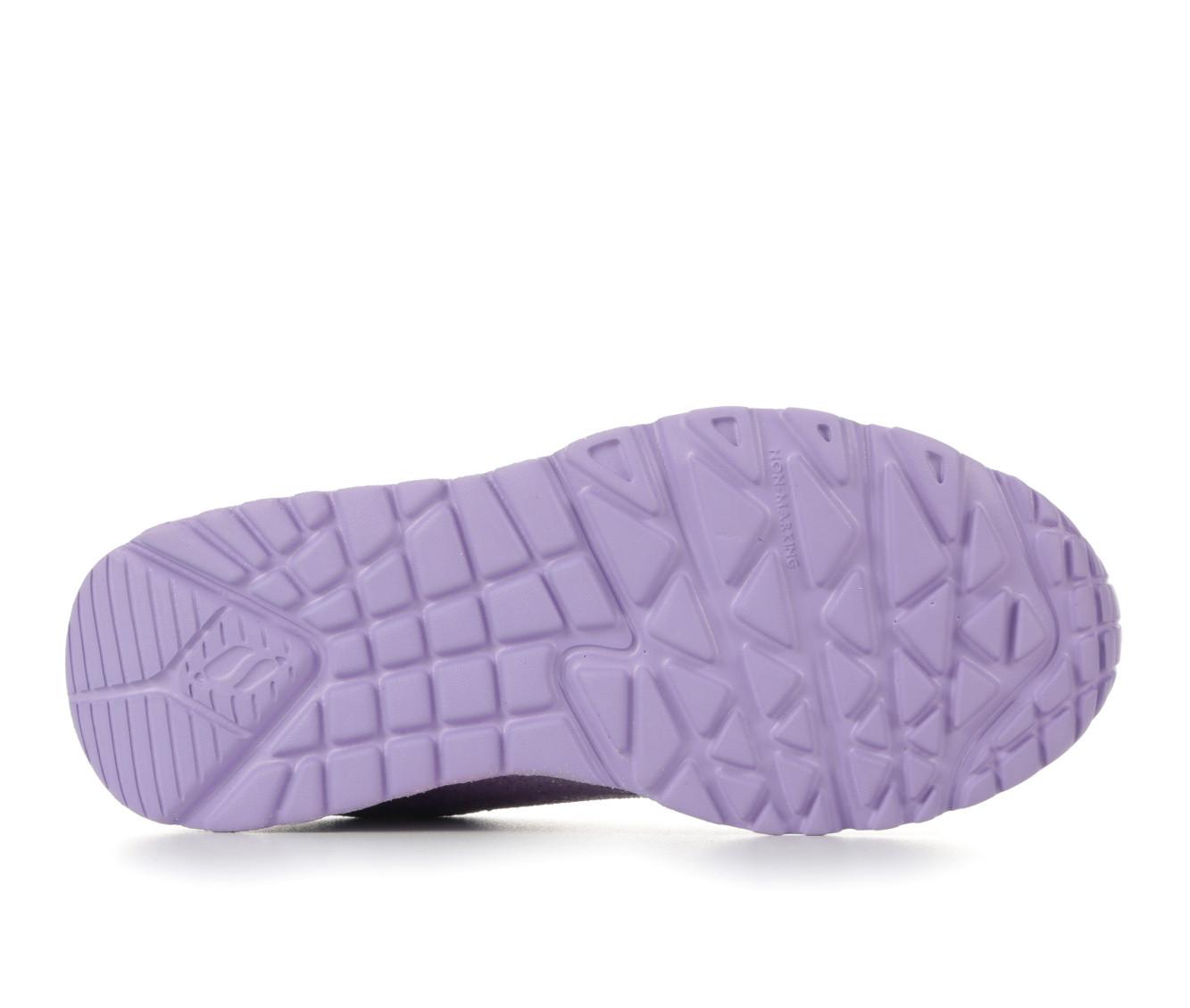 Skechers Kids Girls Street Shoutouts 2.0-Glitter Steps Sneaker,  Lavender/Multi, 2 Little Kid