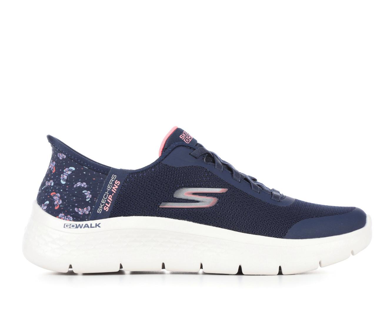 Women's Go Walk Flex Slip On Sneaker - Navy