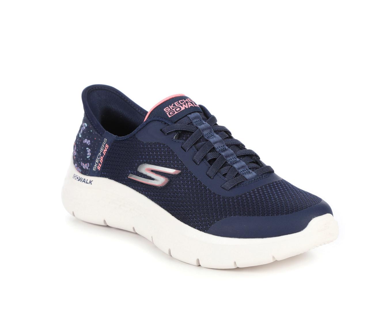 Skechers 'On the Go Flex - Castaway' Ladies Shoes (Navy) - Hand Footwear Ltd