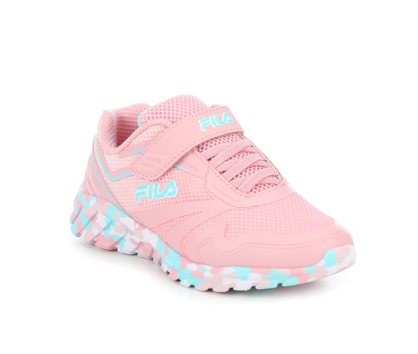 Girls' Fila Little Kid & Big Kid Galaxia 4 Strap Mash Running Shoes