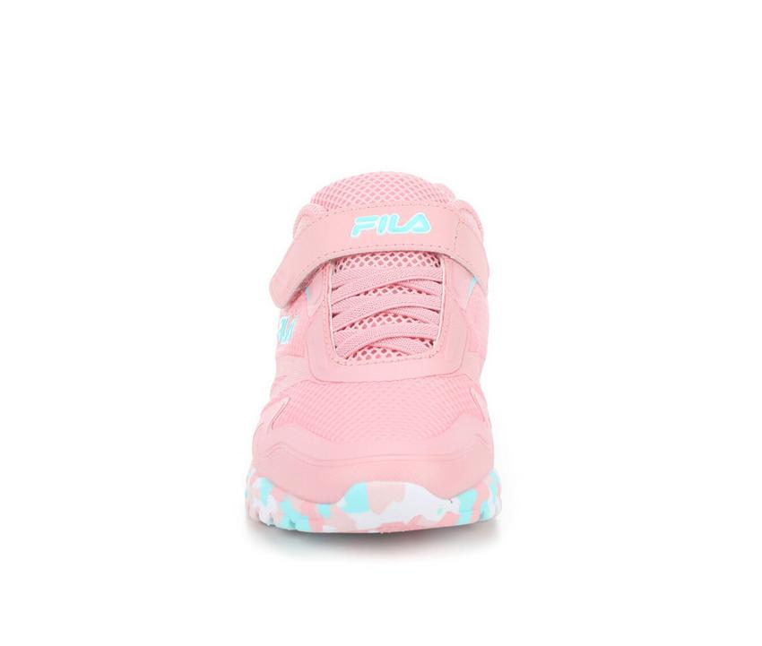 Girls' Fila Little Kid & Big Kid Galaxia 4 Strap Mash Running Shoes