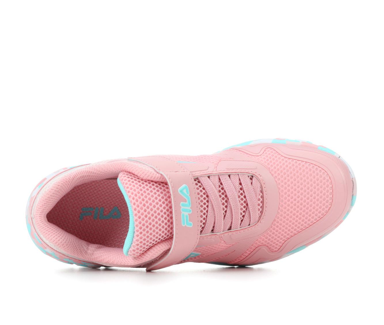 Girls' Fila Little Kid & Big Kid Galaxia 4 Strap Mash Running Shoes