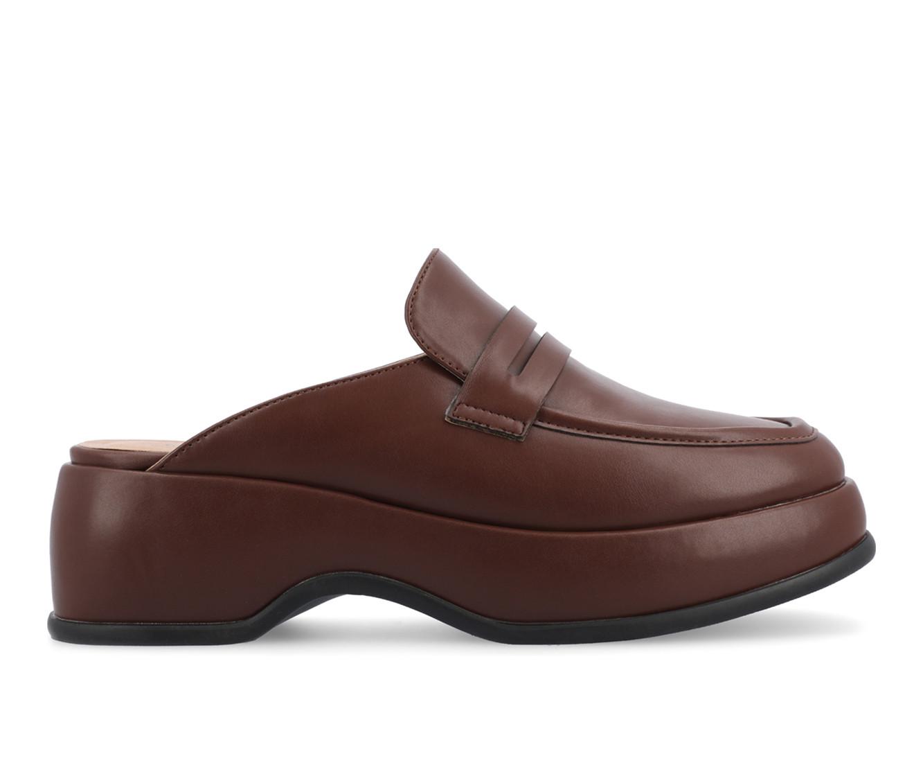 Women's Journee Collection Antonina Platform Loafer Mules